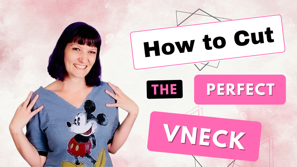 How to Cut the Perfect V Neck Shirt Neckline