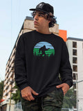 Bigfoot Crewneck Sweatshirt-Crewneck Sweatshirt-S-Black-Revival Ink