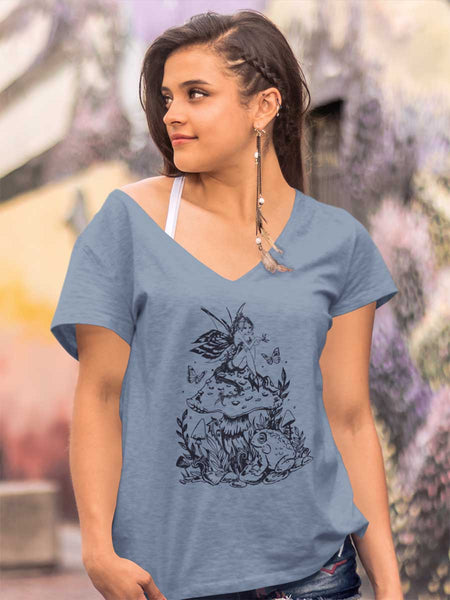 Mushroom Fairy Womens T-Shirt – Revival Ink – Revival Ink