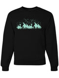 Constellation Mountains Crewneck Sweatshirt-Crewneck Sweatshirt-S-Black-Revival Ink