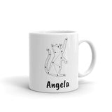 Custom Name Constellation Cat Mug