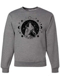 Moon Wolf Crewneck Sweatshirt