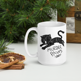 Murder Paws Funny Cat Mug-ceramic mugs-11oz-Revival Ink