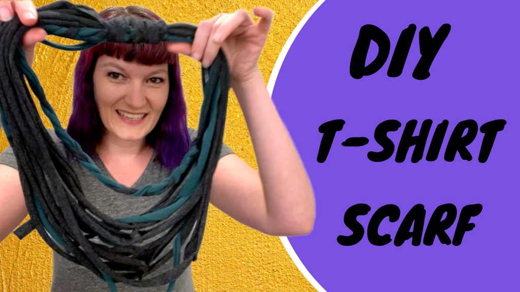 How To Make a No Sew T Shirt Scarf
