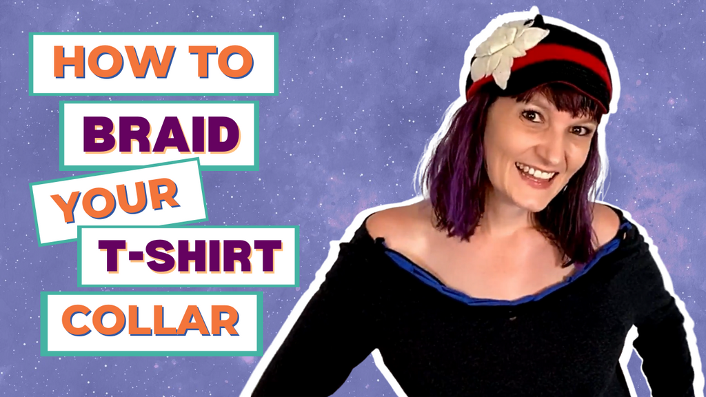 How to Braid Your T-shirt Collar