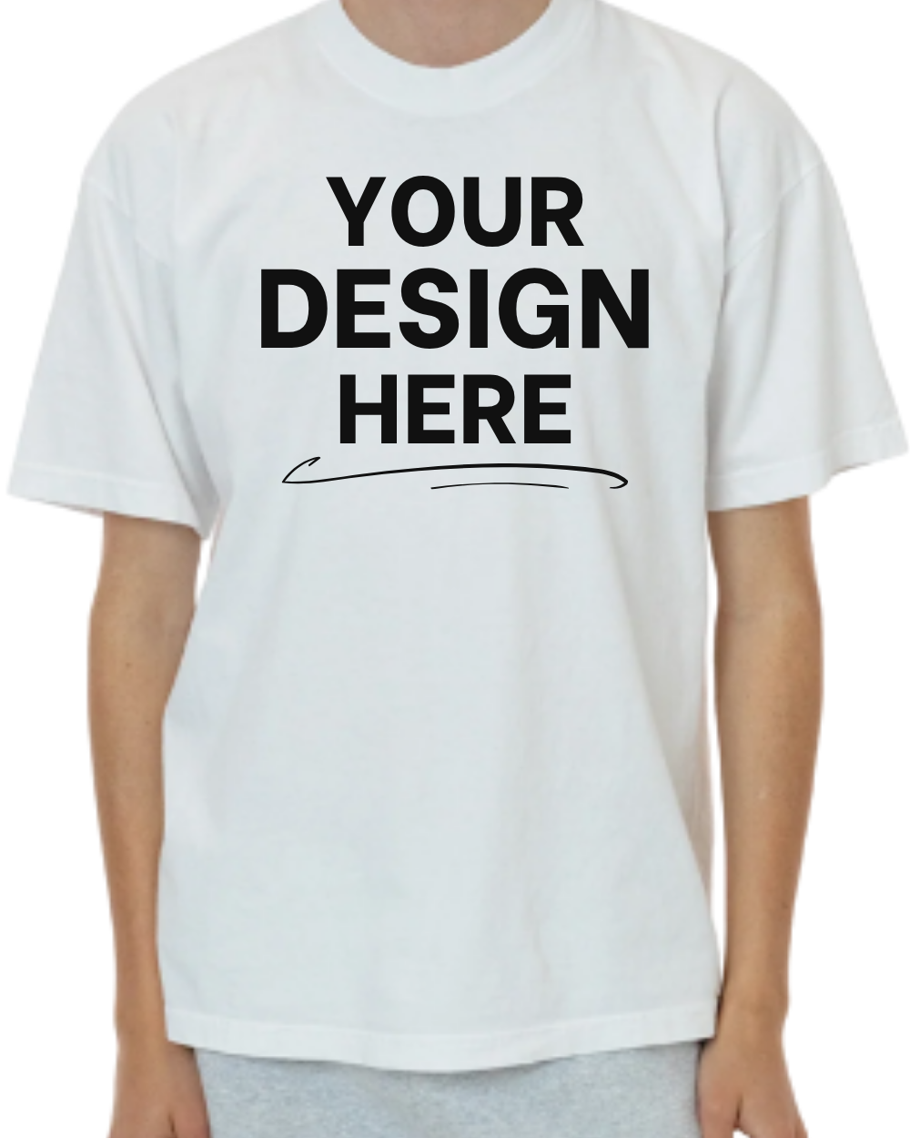 Los Angeles Apparel Garment-Dyed Crewneck T-Shirt