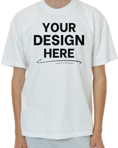 Los Angeles Apparel Garment-Dyed Crewneck T-Shirt
