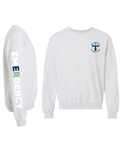 OLOL Livingston - Crewneck Sweatshirt with ER arm sleeve