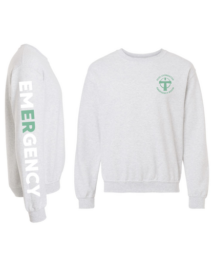 OLOL Livingston - Crewneck Sweatshirt with ER arm sleeve