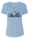 Coffee Otter Womens T-Shirt