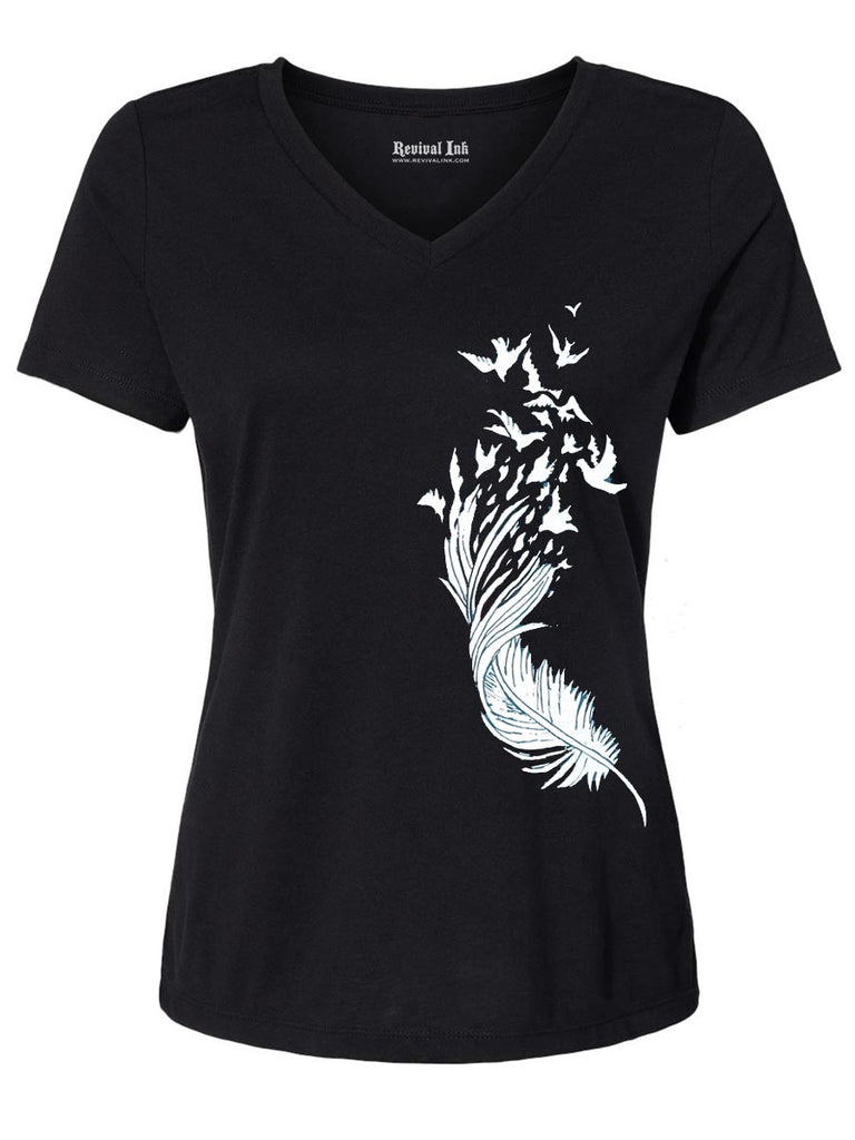 Feather Womens Graphic Tee