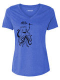 Funny Octopus Womens T-Shirt