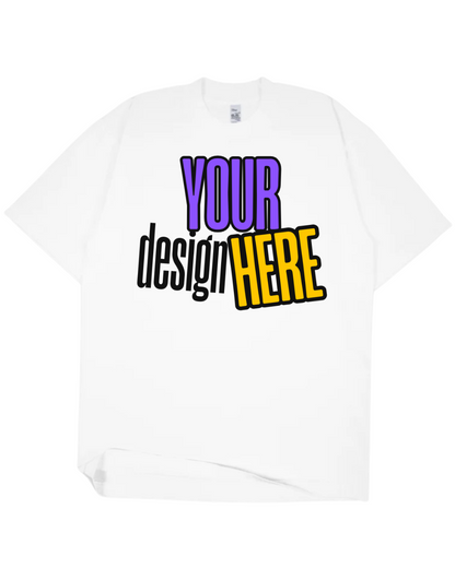 Los Angeles Apparel Garment-Dyed Crewneck T-Shirt