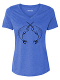 Narwhal Womens Graphic Tee