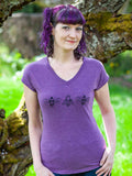 Honey Bees T Shirts for Women-Womens T-Shirts Comfy-Revival Ink