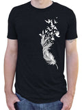 Bird Feather Mens T-Shirt