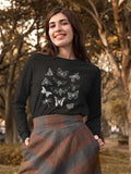Cottagecore Butterfly Crewneck Sweatshirt-Crewneck Sweatshirt-Revival Ink