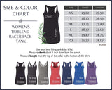 Fox Womens Tank Top-Womens Tank Tops-S-Navy-Revival Ink