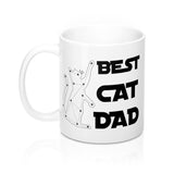 Funny Cat Mug for Cat Dad, Fathers Day Gift Coffee Mug