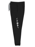 Moon Phases Joggers-sweatpants-Black-S-Revival Ink