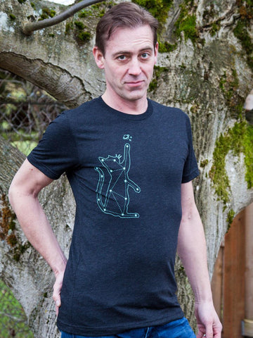 Mens Constellation Cat Shirt - Revival Ink Shirts