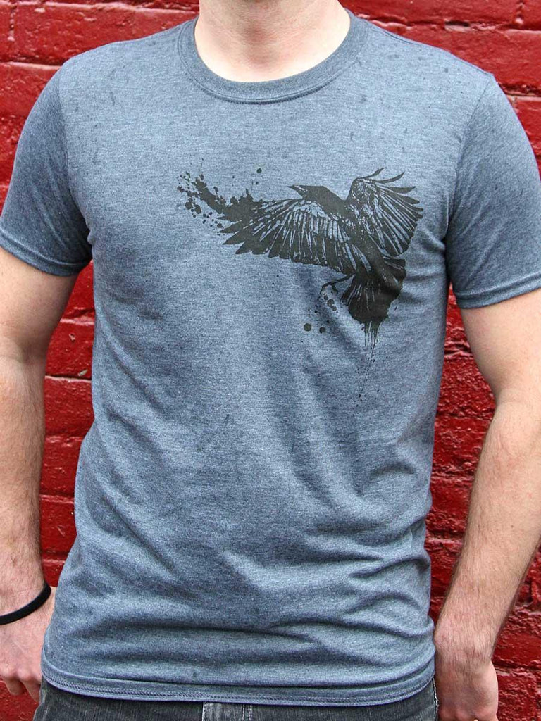 Crow Mens Graphic Tee - Revival Ink Shirts