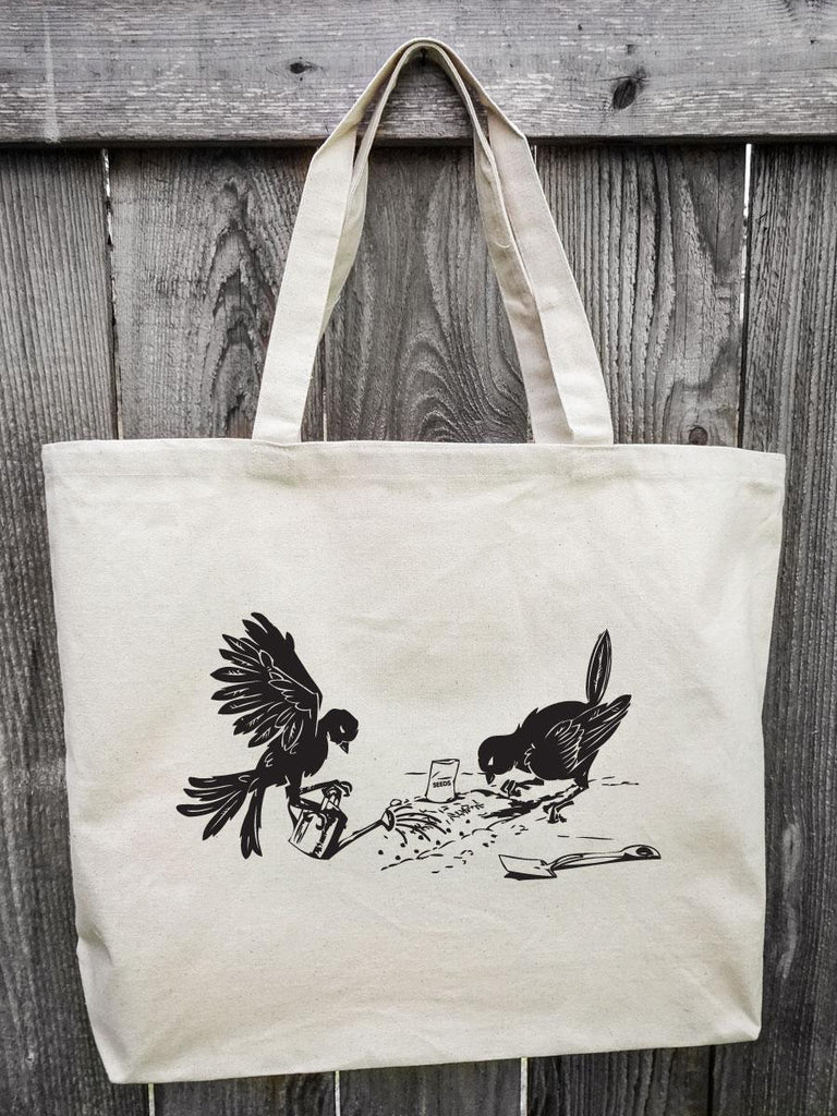 Buy Blackbirds Garden Canvas Tote Bag - Premium Tote Bag - – Revival Ink