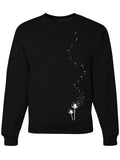 Dandelion Boho Crewneck Sweatshirt-Crewneck Sweatshirt-S-Black-Revival Ink
