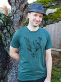 Rustic Deer Mens T-Shirt-Mens T-Shirts-Revival Ink