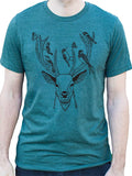 Rustic Deer Mens T-Shirt