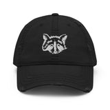 Embroidered Raccoon Hat-hat-Black-Revival Ink
