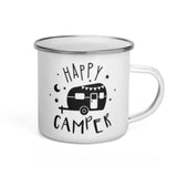 Happy Camper Enamel Mug