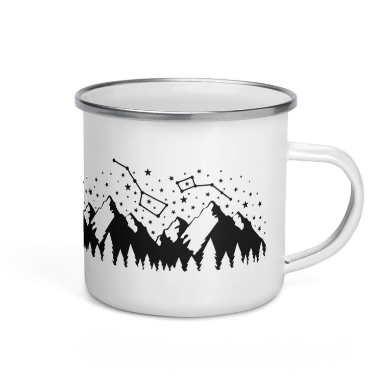 Mountain Range - Enamel Travel Coffee Mug