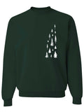 Evergreen Pine Trees Crewneck Sweatshirt
