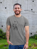 Funny Octopus Mens Shirt-Mens T-Shirts-S-Gray-Revival Ink