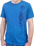 Hedgehog Mens Graphic Tee-Mens T-Shirts-Revival Ink