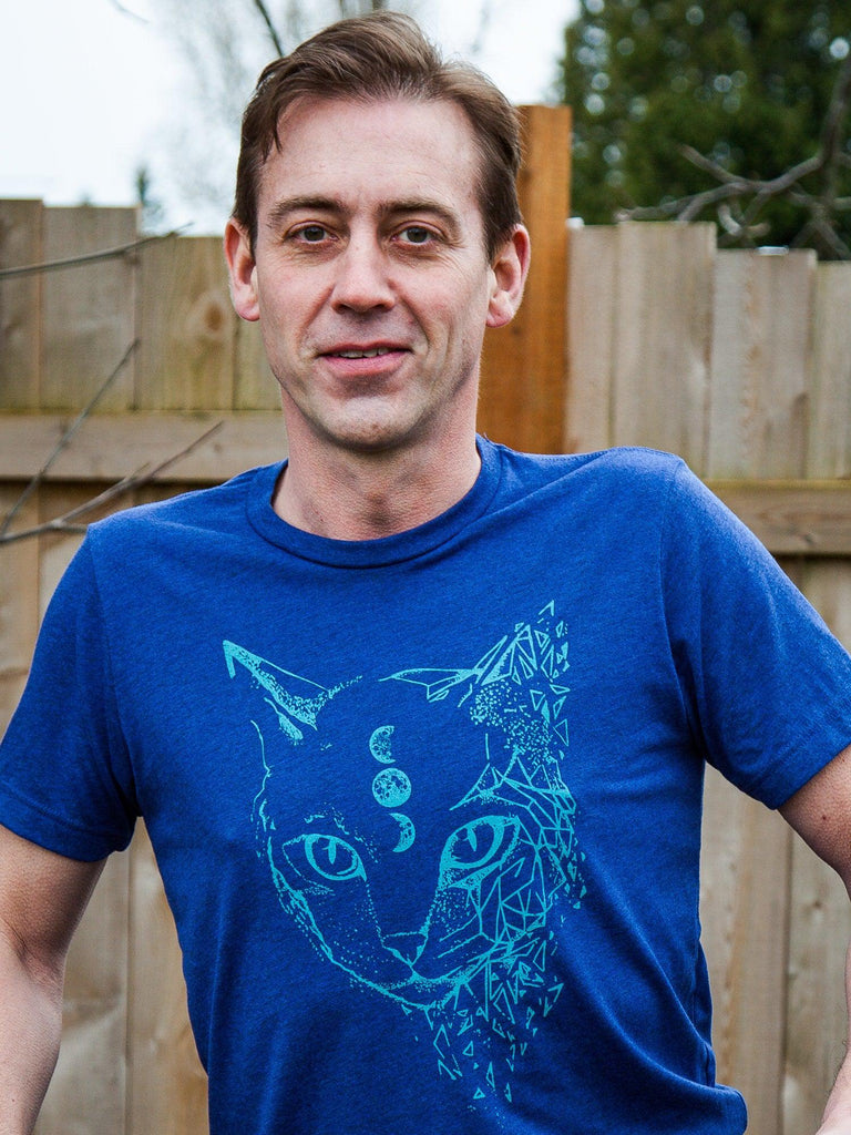 Mens Space Cat Shirt - Revival Ink Shirts