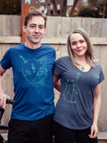 Constellation Womens Cat Shirt - Revival Ink Shirts