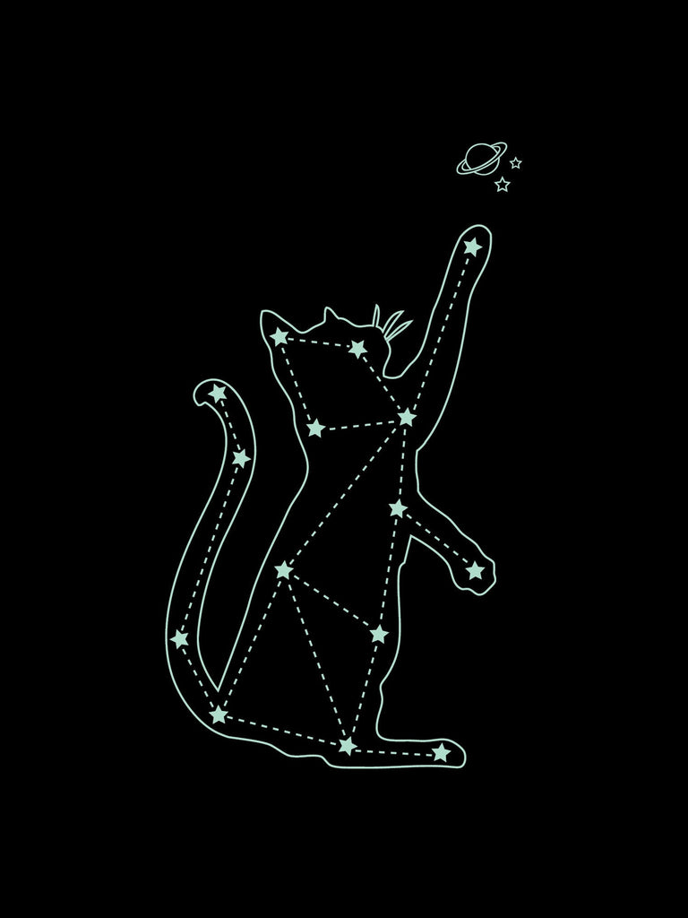 Mens Constellation Cat Shirt - Revival Ink Shirts