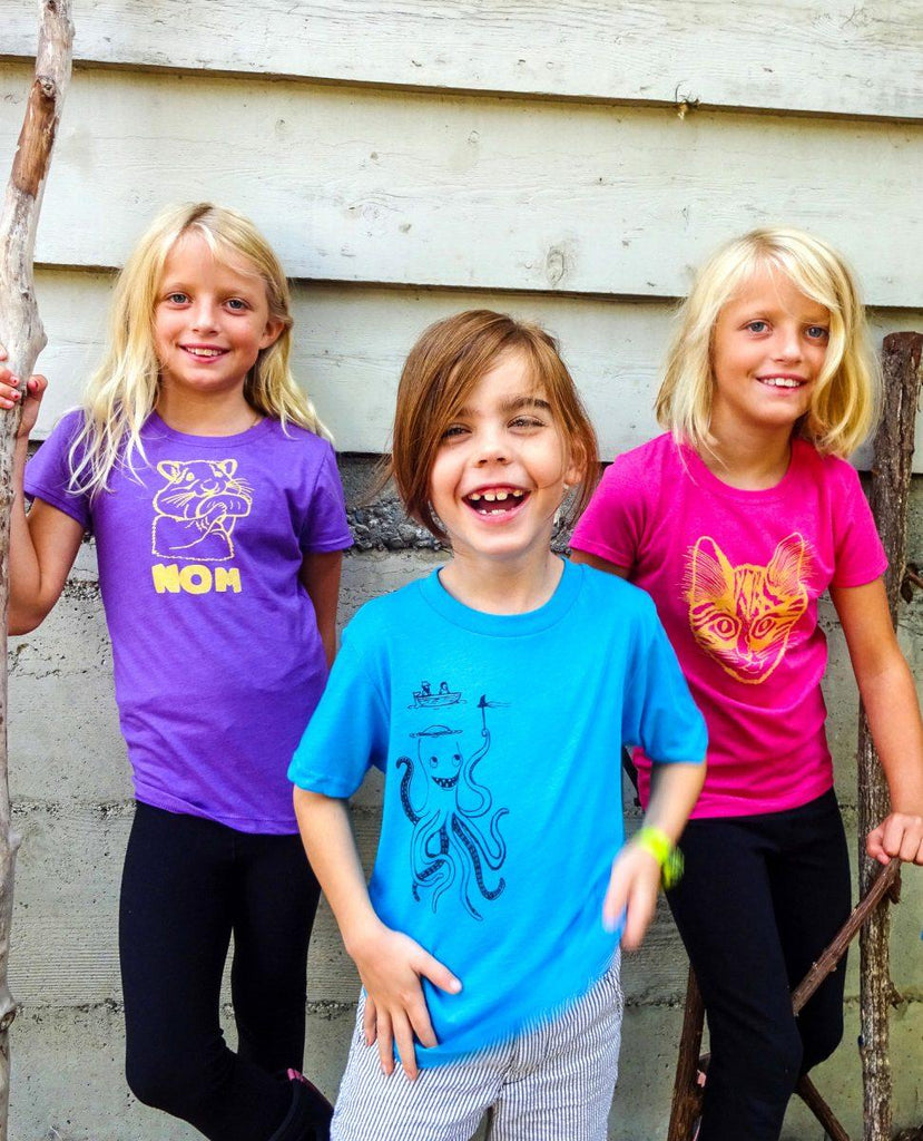 Octopus Kids Graphic Tee - Revival Ink Shirts