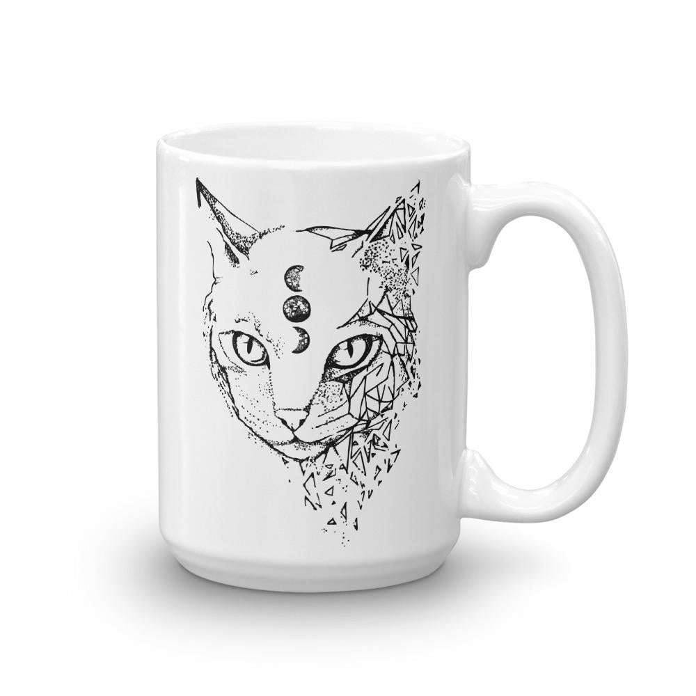 Space Cat Coffee Mug - Revival Ink Shirts