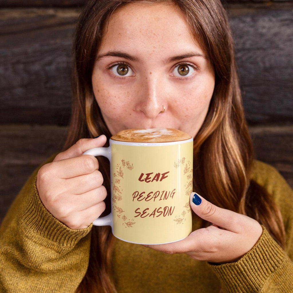 Fall Coffee Mug for Autumn Leaf Peeping-ceramic mugs-11oz-Revival Ink