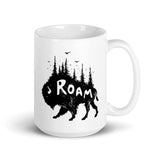 Buffalo Roam Coffee Mug-ceramic mugs-15oz-Revival Ink