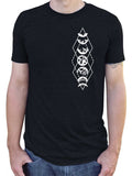 Mens Moon Phases Shirt-Mens T-Shirts-S-Black-Revival Ink