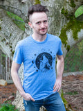Moon Wolf Mens T-Shirt-Mens T-Shirts-Revival Ink