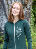 Mushrooms Zip Hoodie Sweatshirt for Men or Women-Hoodies Unisex-Revival Ink
