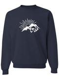 Sun Mountains Unisex Crewneck Sweatshirt-Crewneck Sweatshirt-S-Navy-Revival Ink