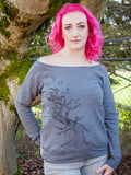 Twisted Tree Womens Sweatshirt-Womens Sweatshirts-Revival Ink