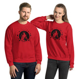 Moon Wolf Crewneck Sweatshirt-Crewneck Sweatshirt-S-Gray-Revival Ink