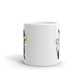 Coffee Cat - Funny Black Cat Mug-ceramic mugs-11oz-Revival Ink